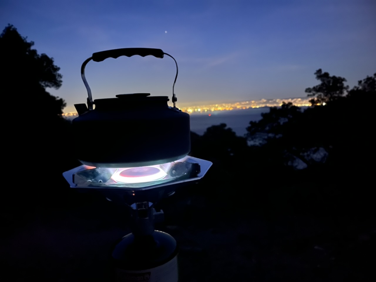 Camping in Angel Island